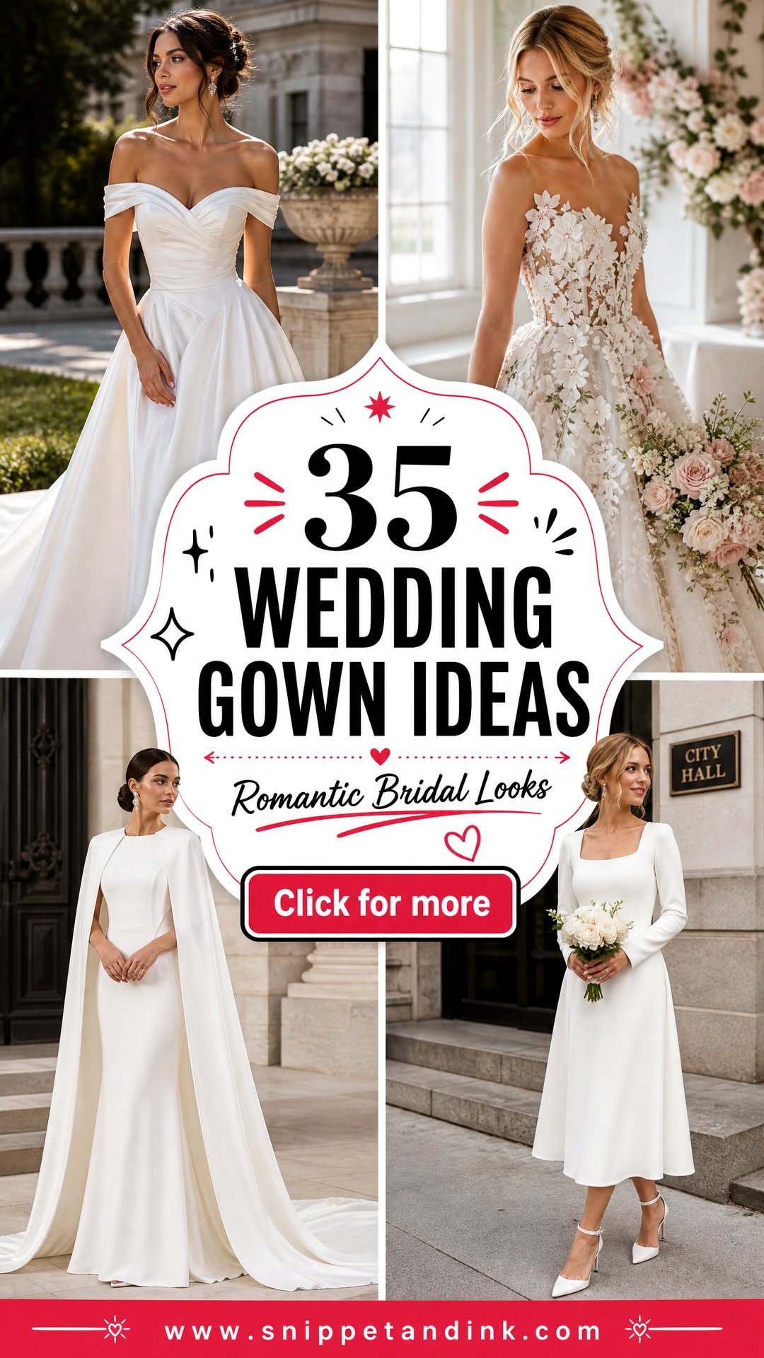 35 Wedding Gown Ideas for Romantic and Modern Brides - 35 Wedding Gown Ideas for Romantic and Modern Brides