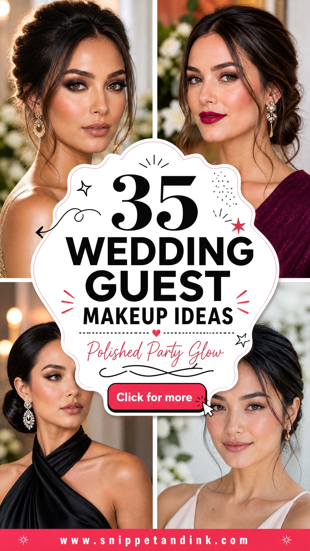 35 Wedding Guest Makeup Ideas for a Polished Party Look - 35 Wedding Guest Makeup Ideas for a Polished Party Look