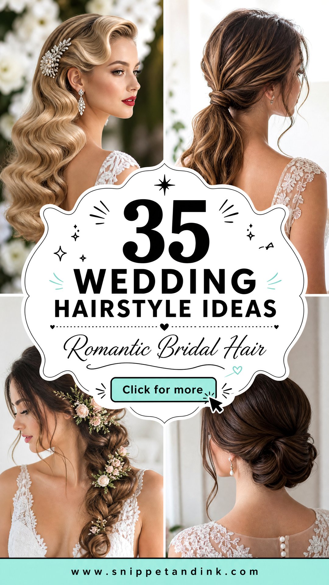 35 Wedding Hairstyle Ideas for Romantic Bridal Inspiration - 35 Wedding Hairstyle Ideas for Romantic Bridal Inspiration