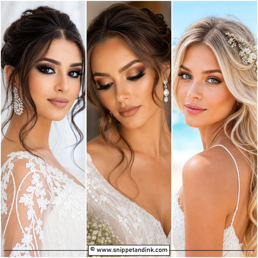 35 Wedding Makeup Ideas for a Soft Radiant Bridal Glow