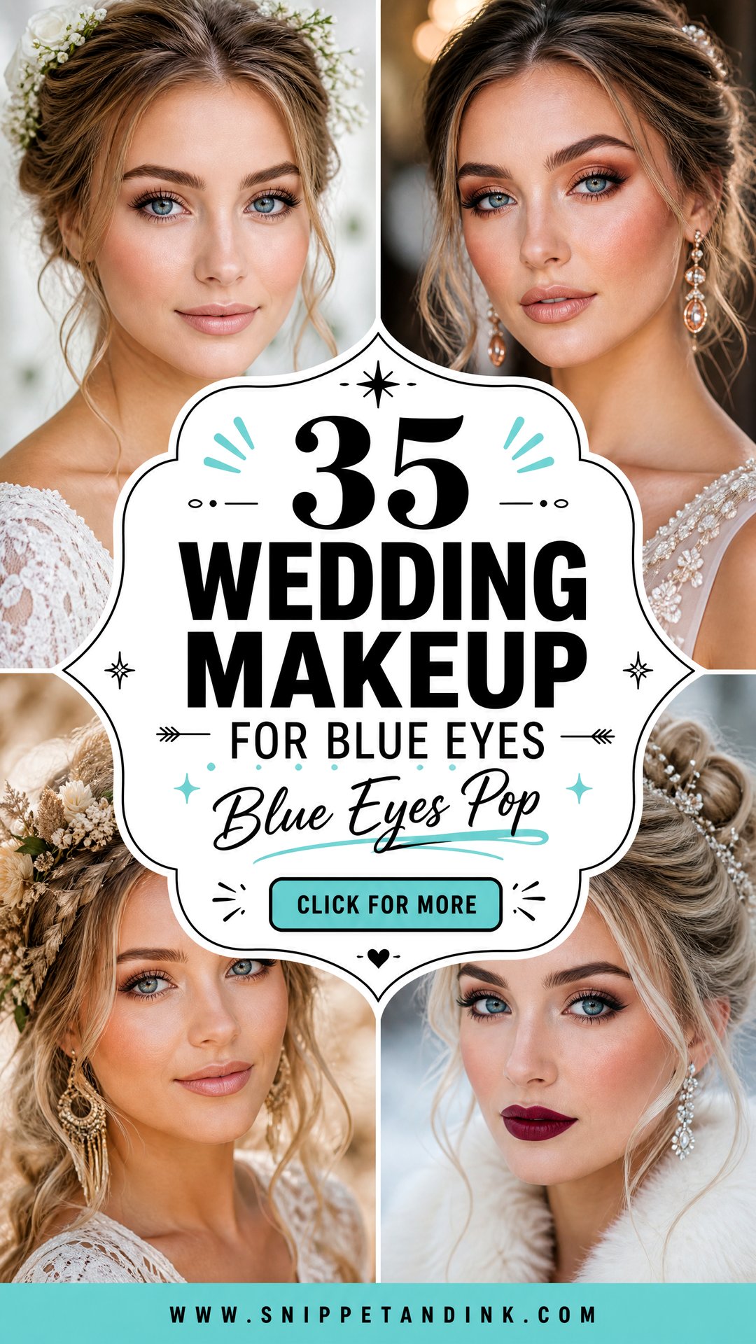 35 Wedding Makeup for Blue Eyes Dreamy Bridal Looks That Pop - 35 Wedding Makeup for Blue Eyes: Dreamy Bridal Looks That Pop