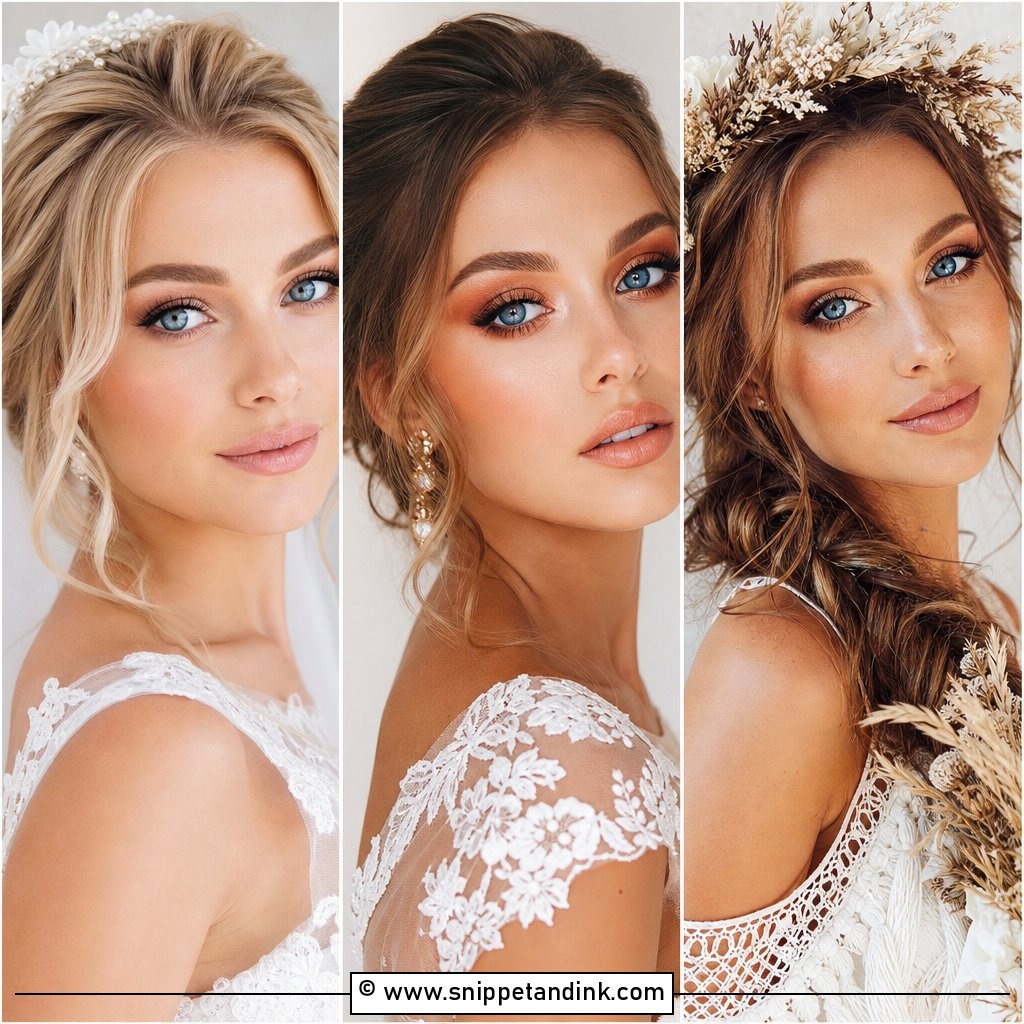 35 Wedding Makeup for Blue Eyes Dreamy Bridal Looks That Pop