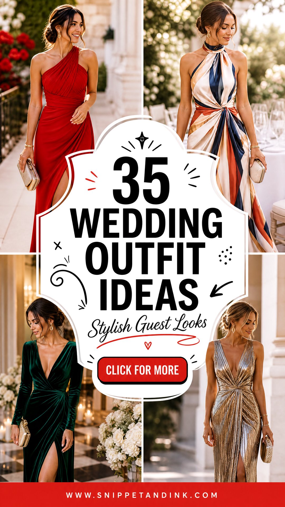35 Wedding Outfit Ideas for Stylish Guests and Couples - 35 Wedding Outfit Ideas for Stylish Guests and Couples