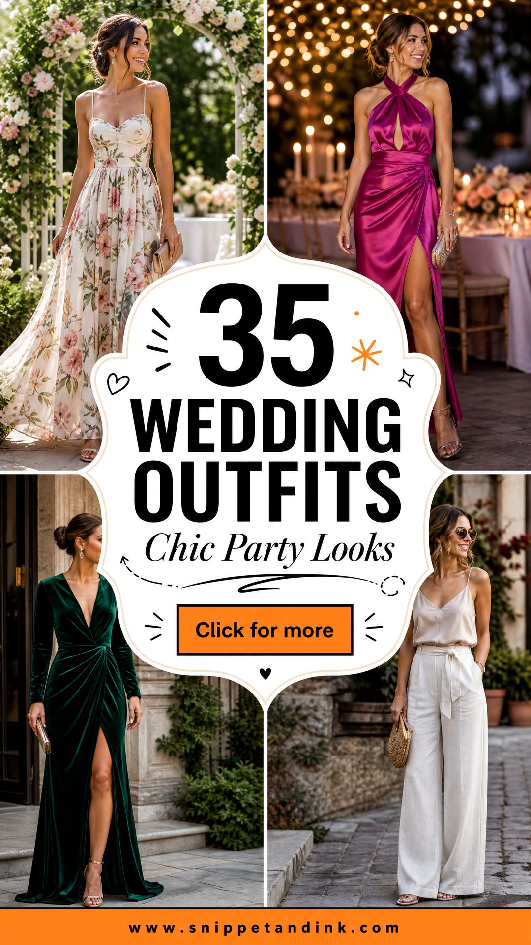 35 Wedding Outfits for Chic Guests Couples and Parties - 35 Wedding Outfits for Chic Guests, Couples, and Parties