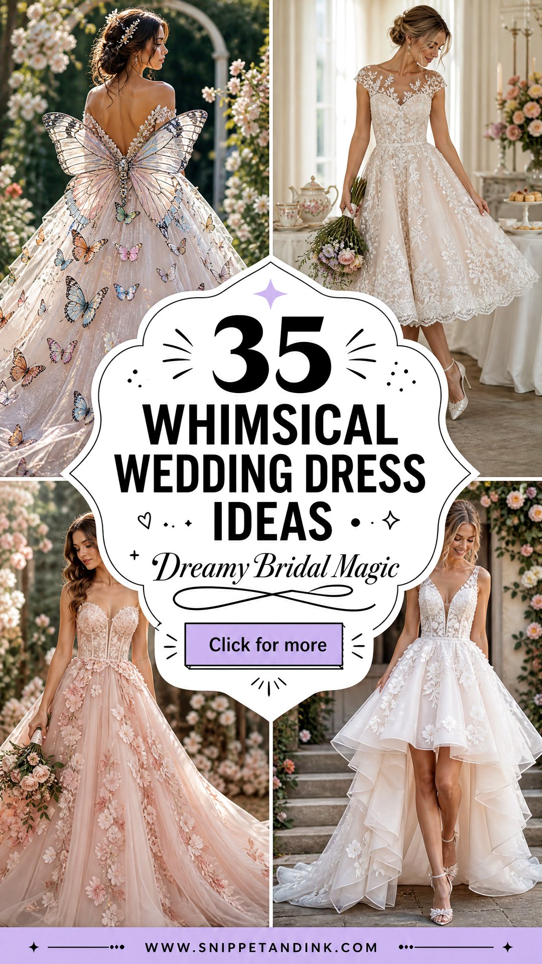 35 Whimsical Wedding Dress Ideas for Dreamy Brides - 35 Whimsical Wedding Dress Ideas for Dreamy Brides