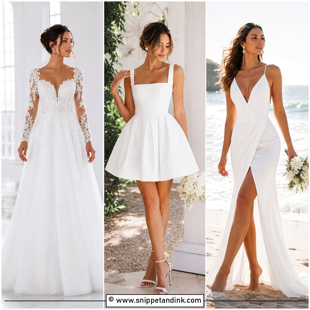 35 White Wedding Dresses for Timeless Bridal Elegance