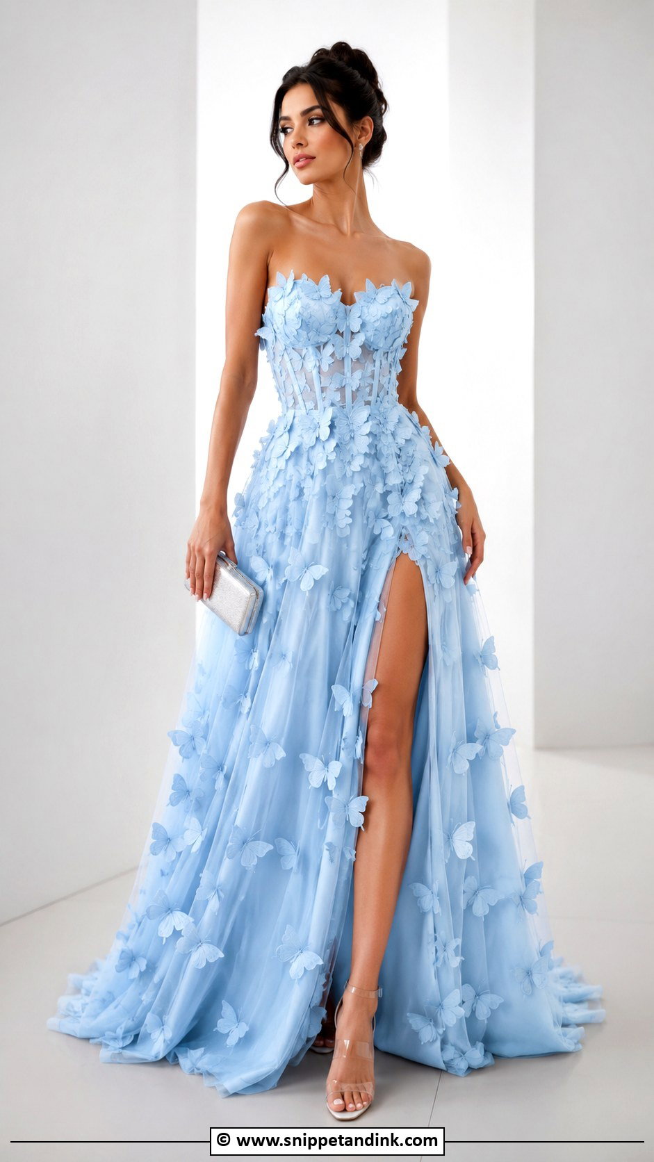 3D Butterfly Gown - Snippet and Ink - 30 Butterfly Gown Ideas