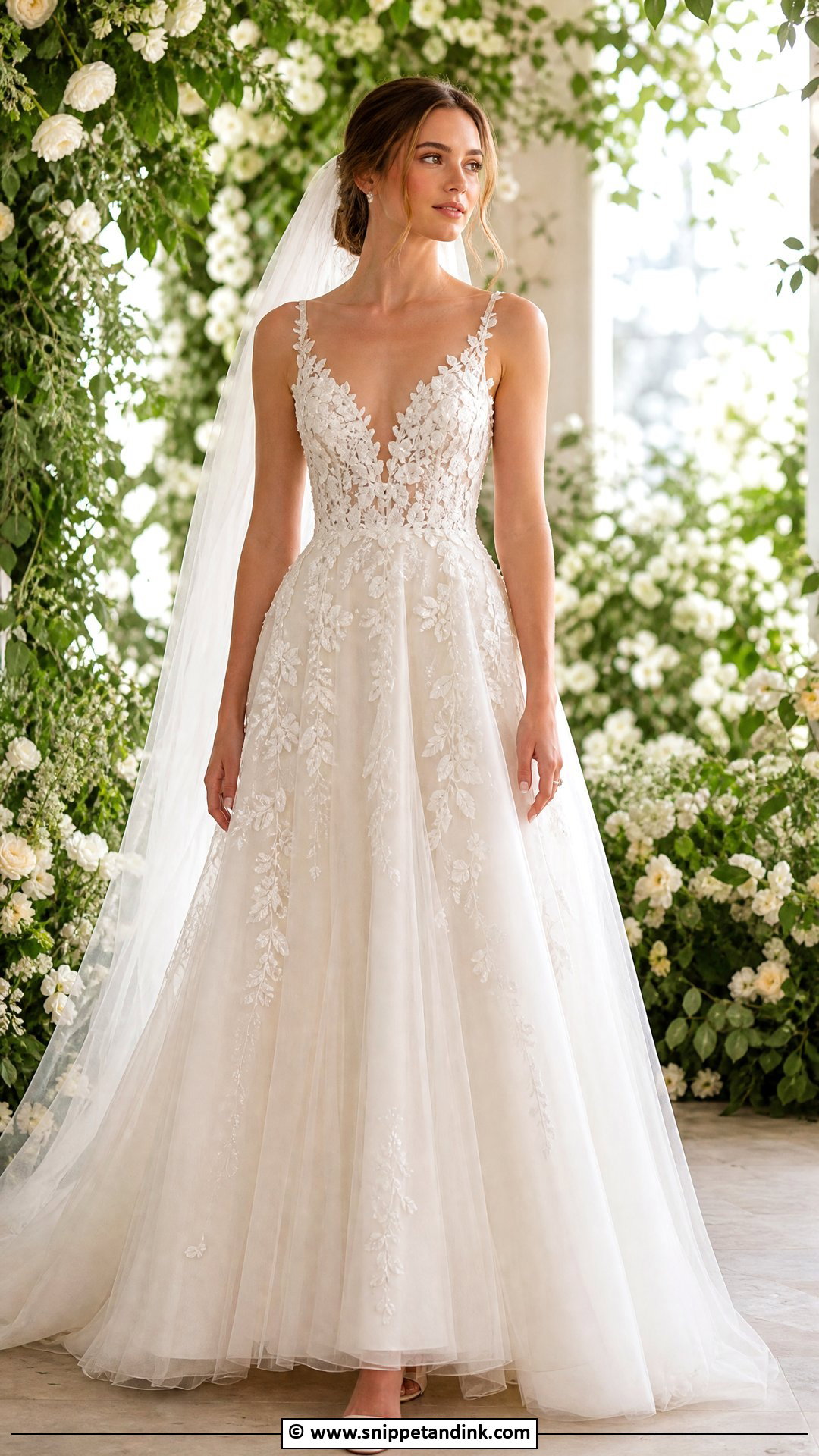 3D Lace Wedding Dress - Snippet and Ink - 35 Lace Wedding Dress Ideas