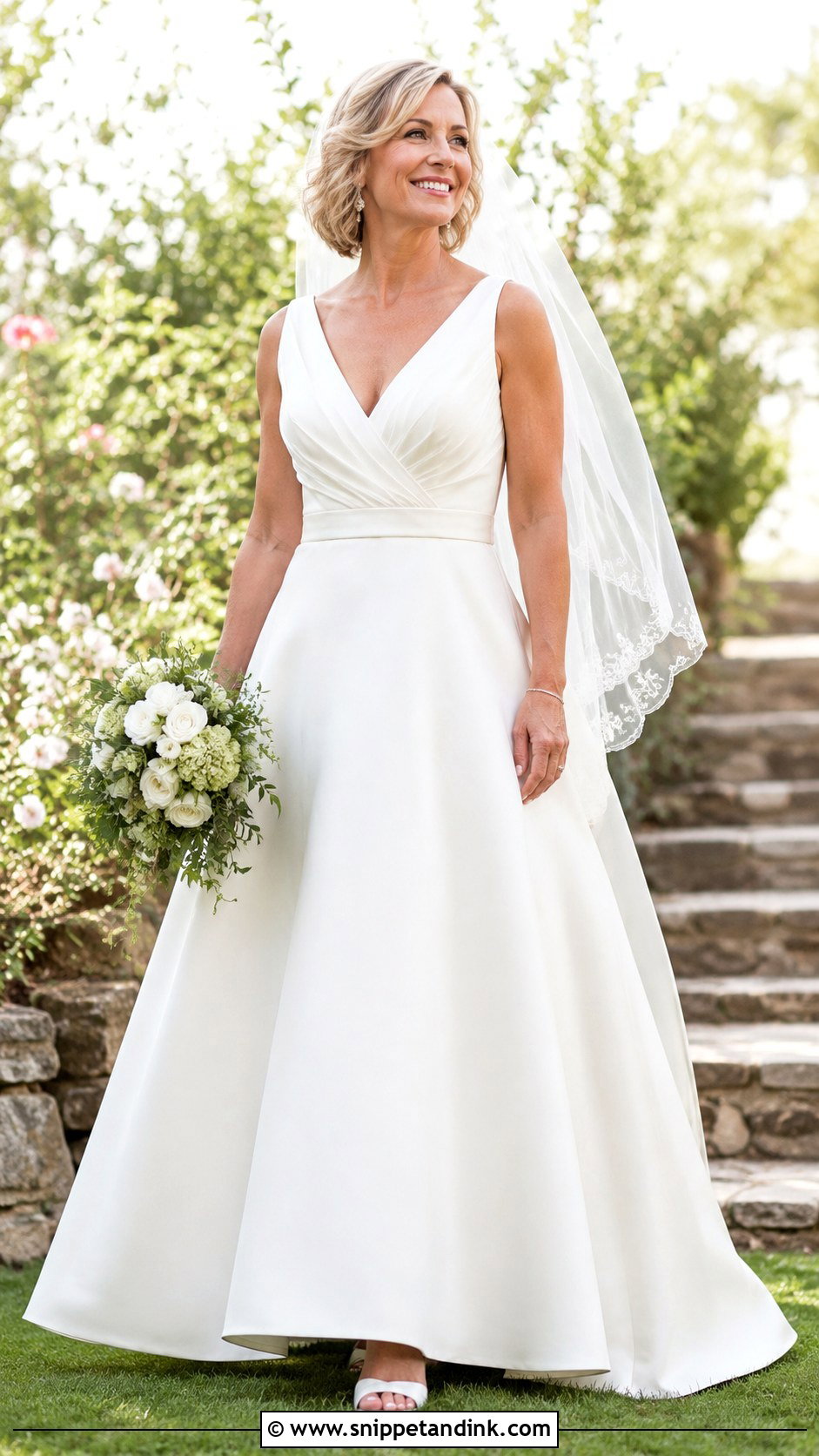 40s A Line Wedding Dress - Snippet and Ink - 25 40s Wedding Dress Ideas