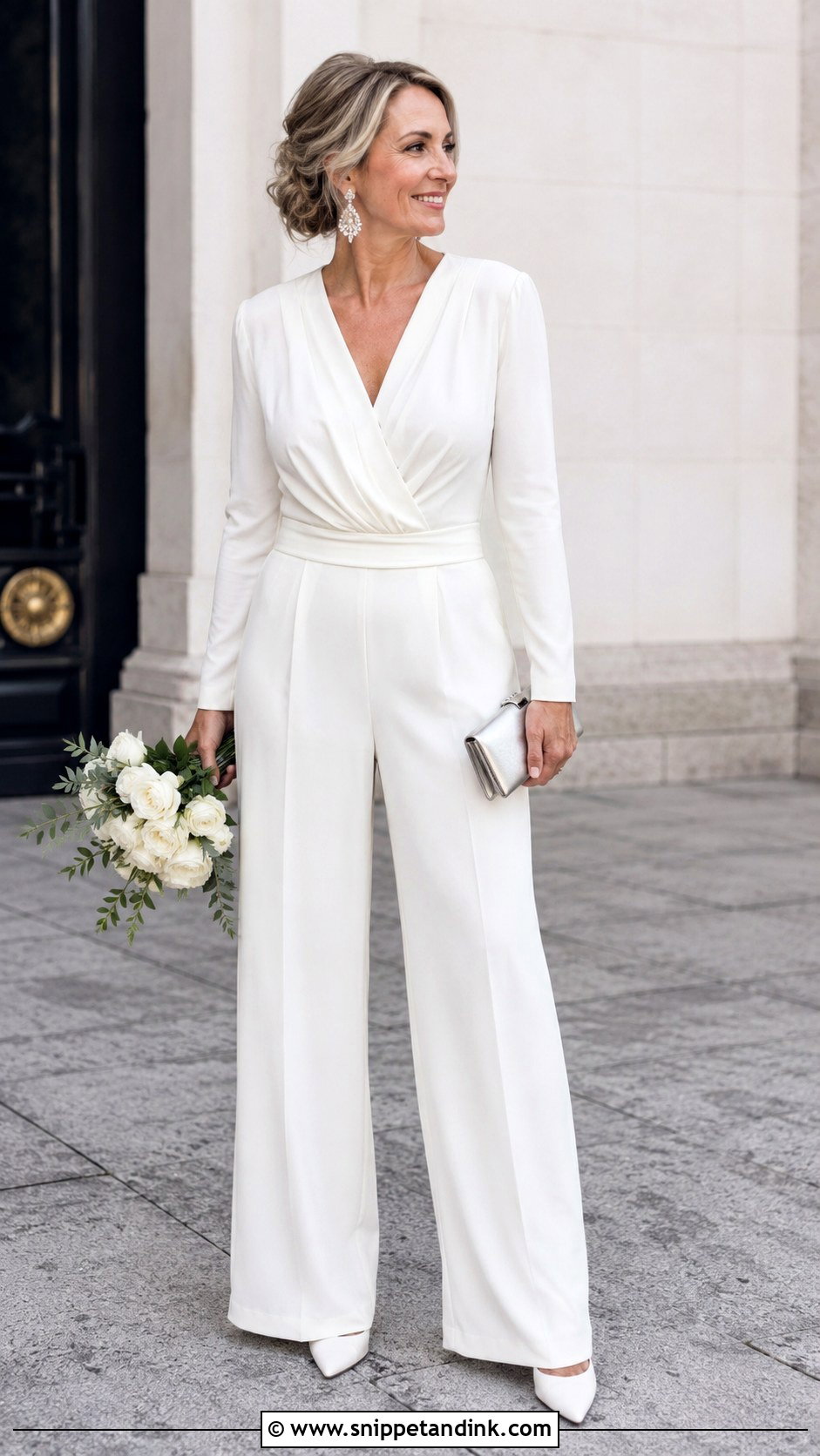 40s Bridal Jumpsuit - Snippet and Ink - 25 40s Wedding Dress Ideas