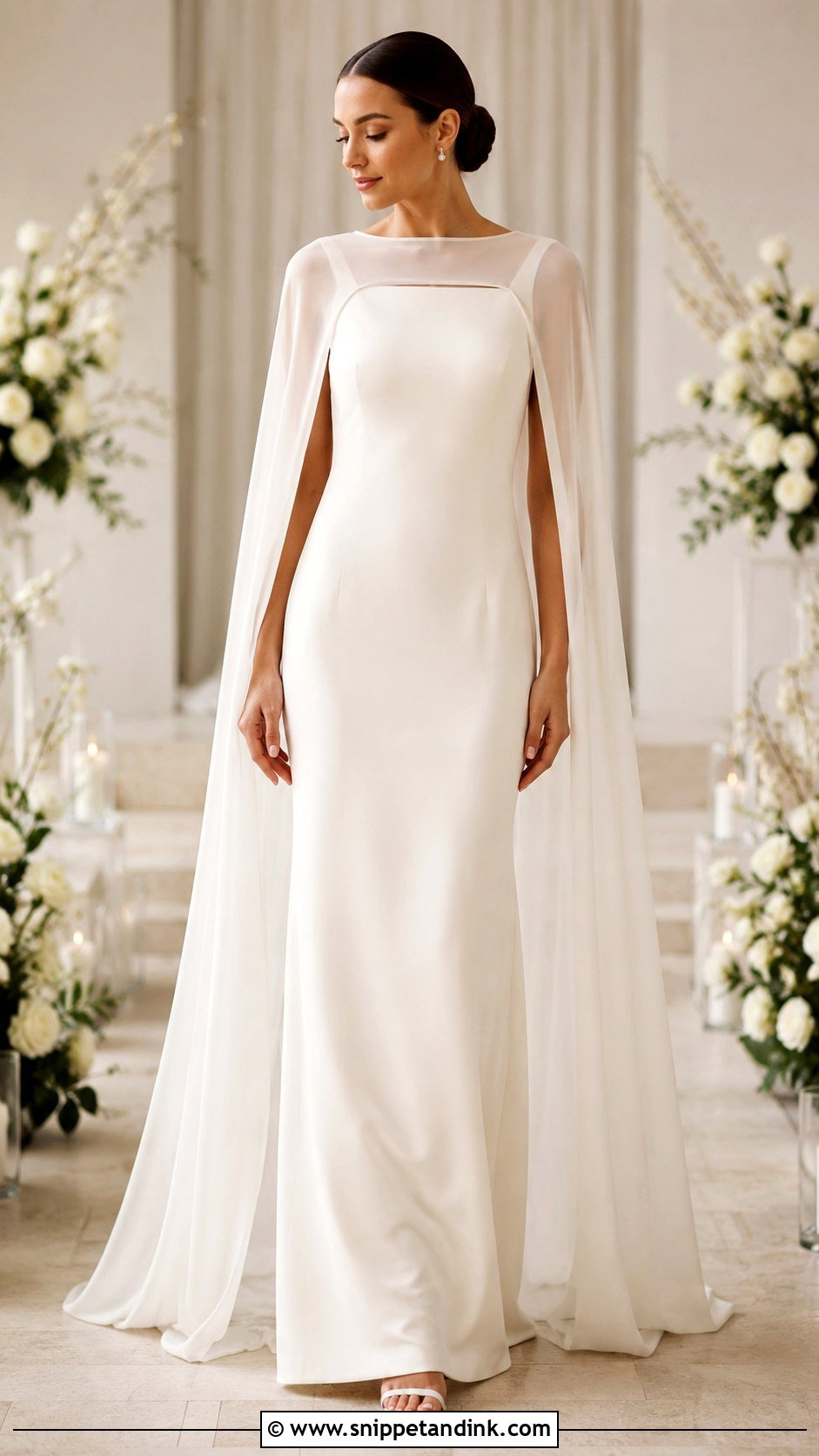 40s Cape Wedding Dress - Snippet and Ink - 25 40s Wedding Dress Ideas