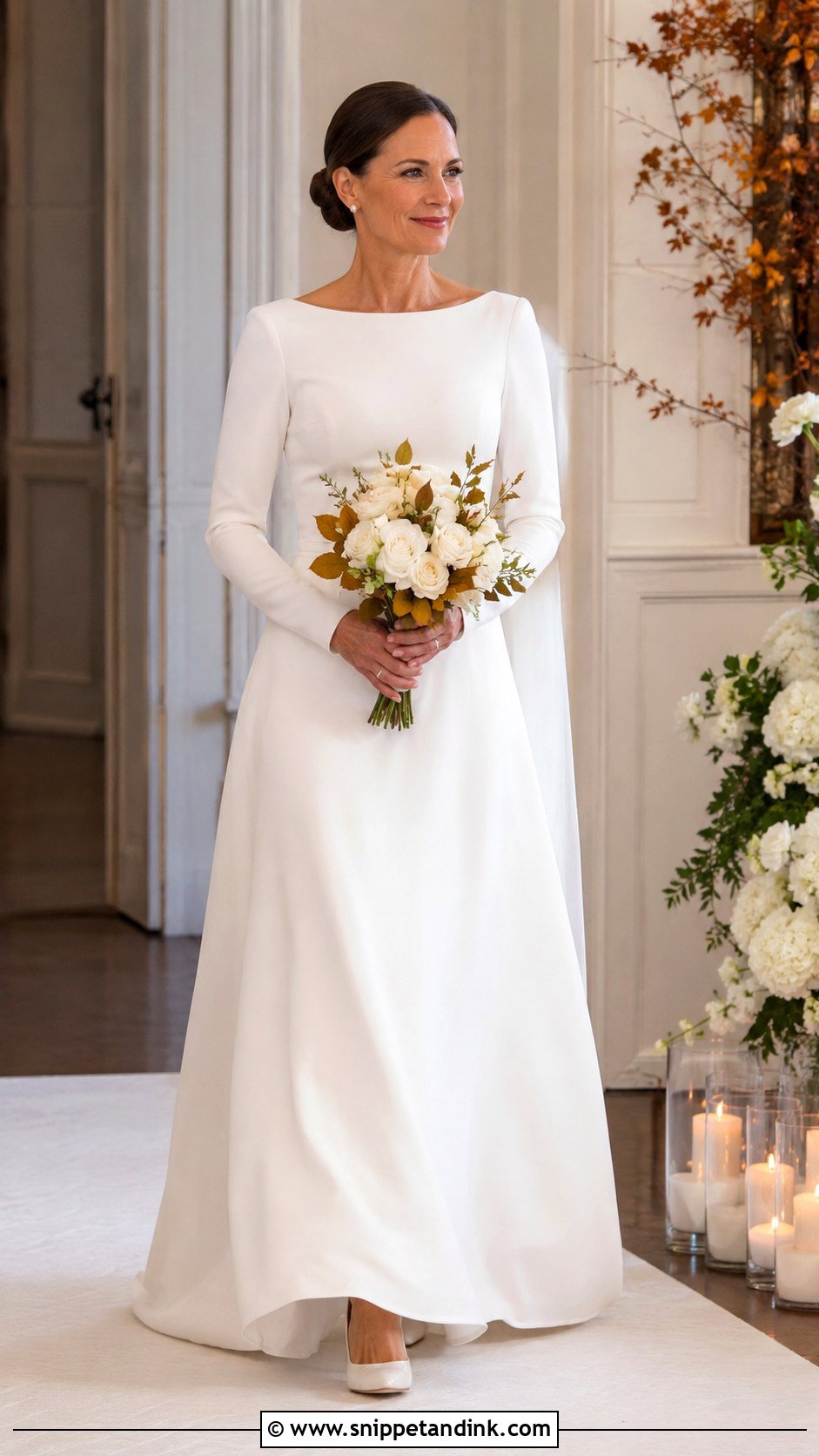 40s Long Sleeve Wedding Dress - Snippet and Ink - 25 40s Wedding Dress Ideas