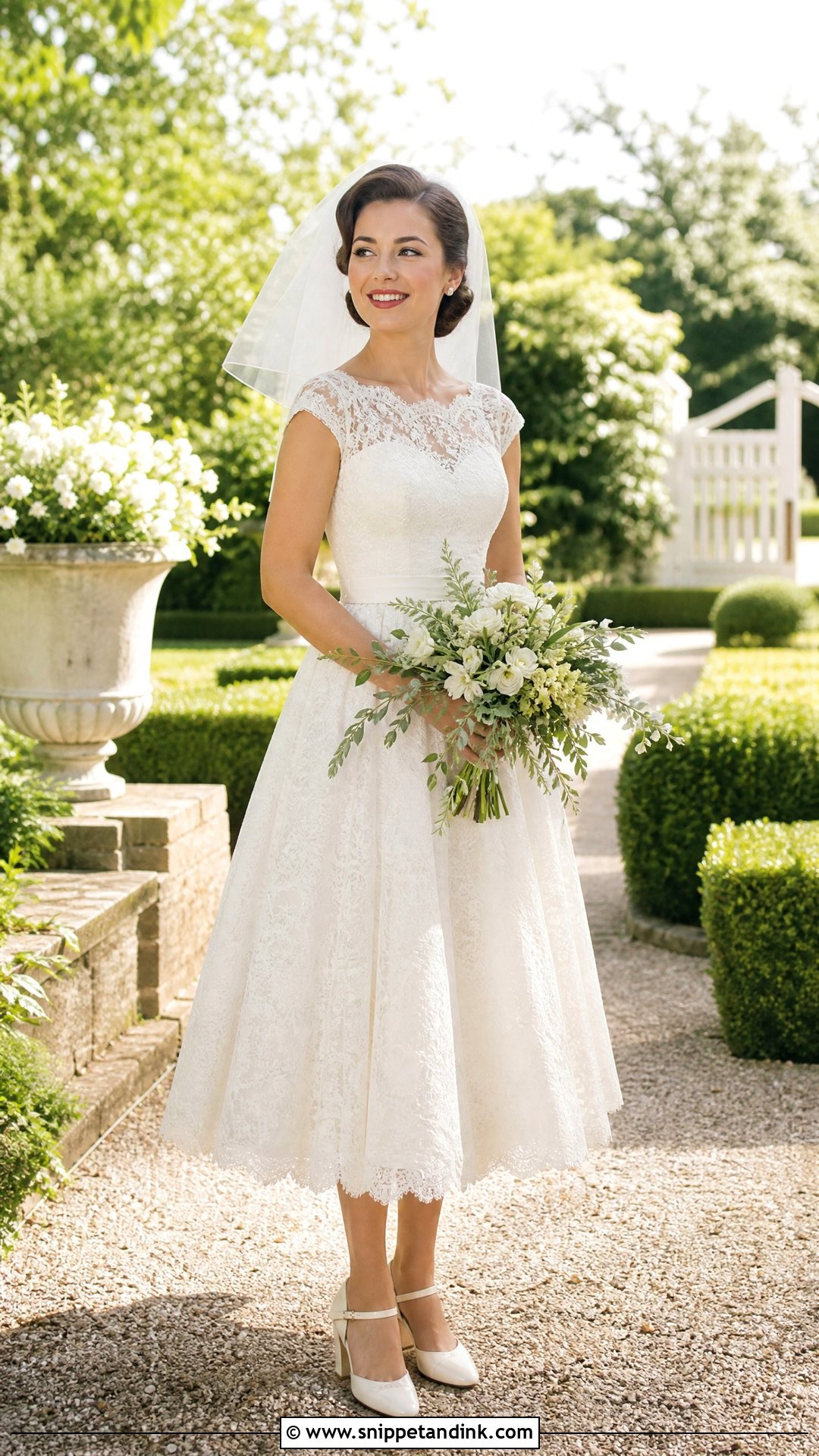 50s Style Garden Wedding Dress - Snippet and Ink - 25 50s Style Wedding Dress Ideas