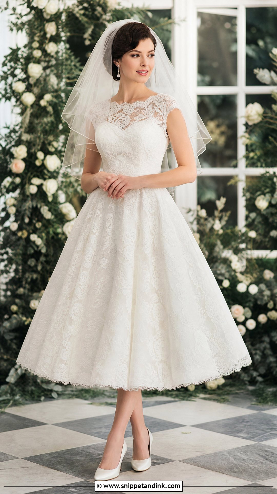 50s Style Lace Wedding Dress - Snippet and Ink - 25 50s Style Wedding Dress Ideas