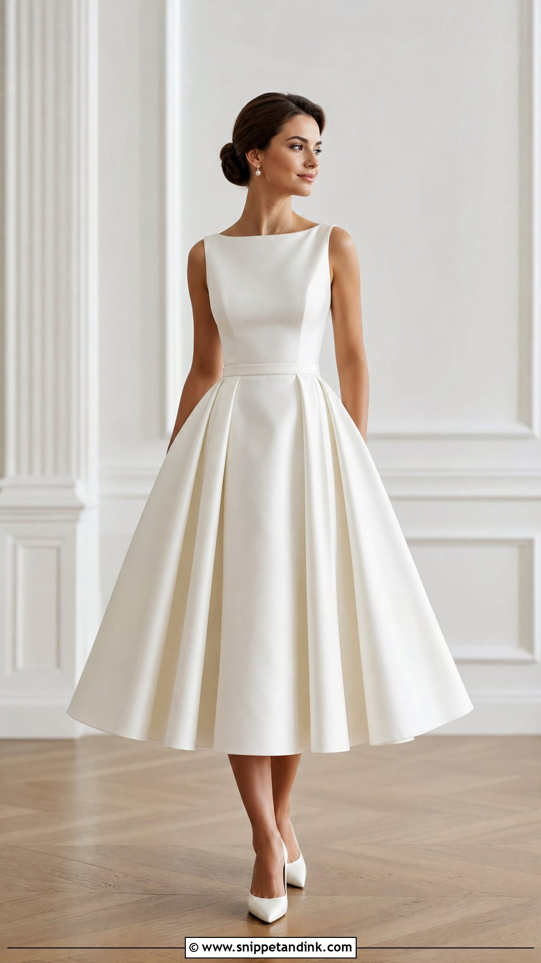 50s Style Mikado Wedding Dress - Snippet and Ink - 25 50s Style Wedding Dress Ideas
