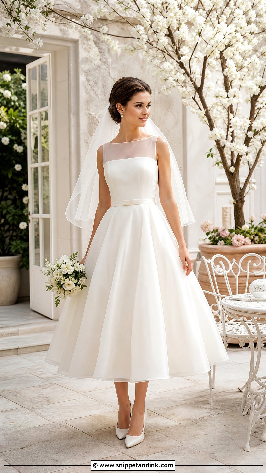 50s Style Organza Wedding Dress - Snippet and Ink - 25 50s Style Wedding Dress Ideas