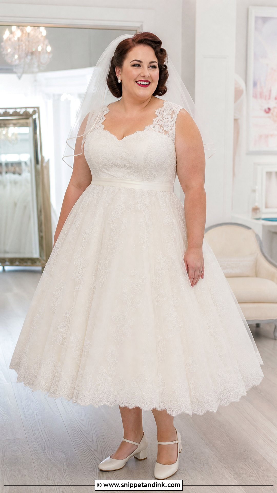 50s Style Plus Size Wedding Dress - Snippet and Ink - 25 50s Style Wedding Dress Ideas
