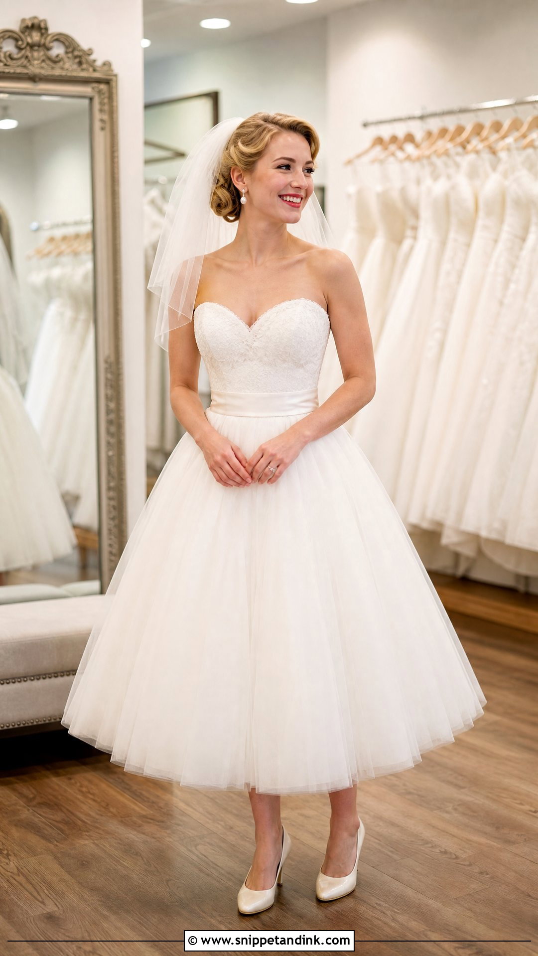 50s Style Sweetheart Wedding Dress - Snippet and Ink - 25 50s Style Wedding Dress Ideas