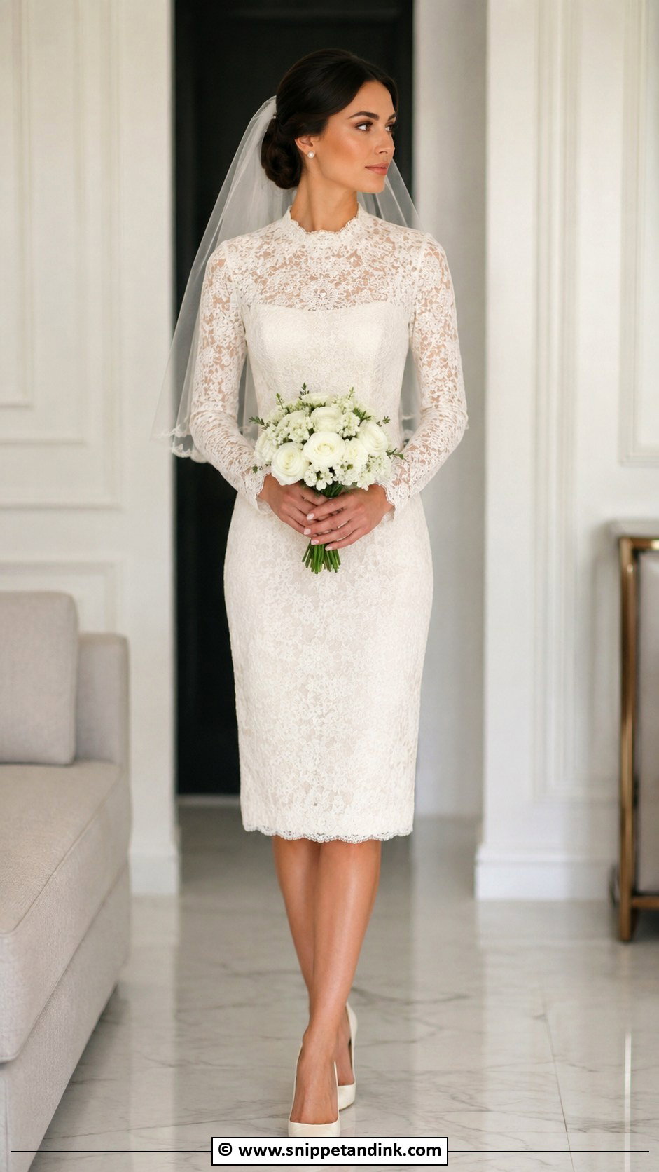 60s Sheath Wedding Dress - Snippet and Ink - 30 60s Wedding Dress Ideas