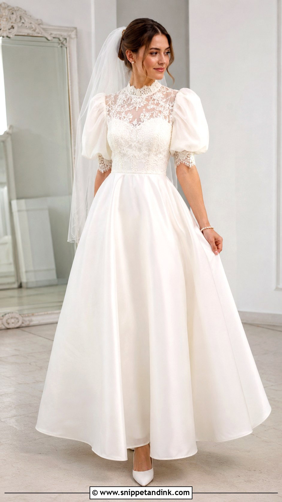 80s A Line Wedding Dress - Snippet and Ink - 30 80s Wedding Dress Ideas