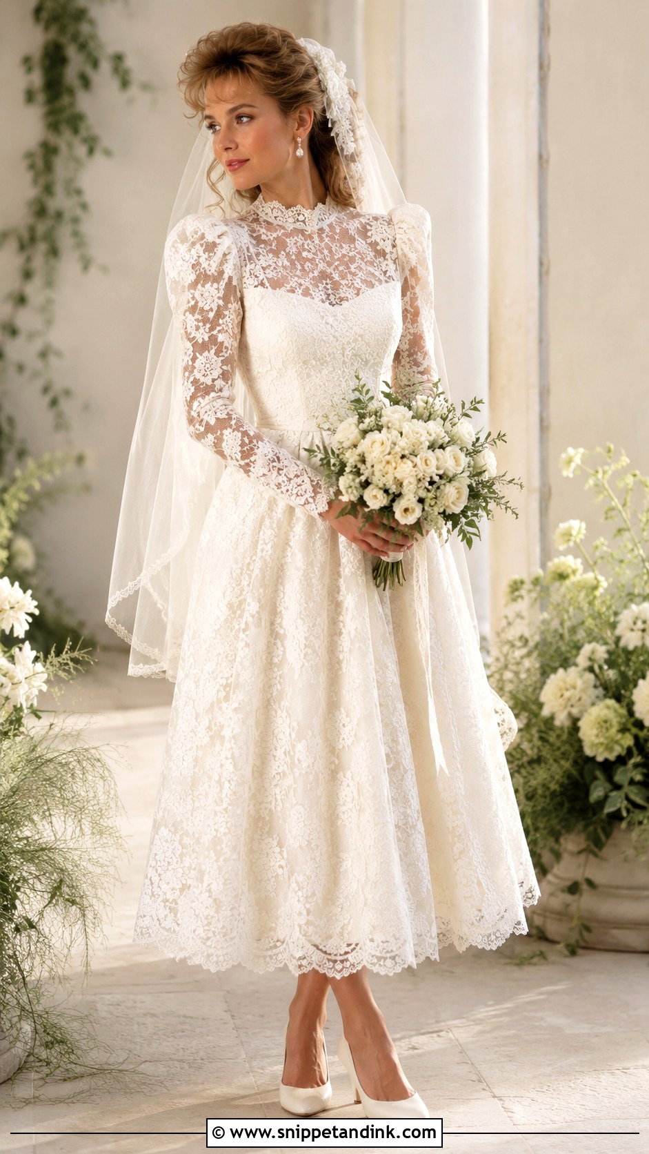 80s Lace Wedding Dress - Snippet and Ink - 25 80s Wedding Dresses