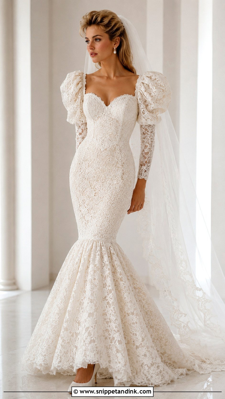 80s Mermaid Wedding Dress - Snippet and Ink - 30 80s Wedding Dress Ideas