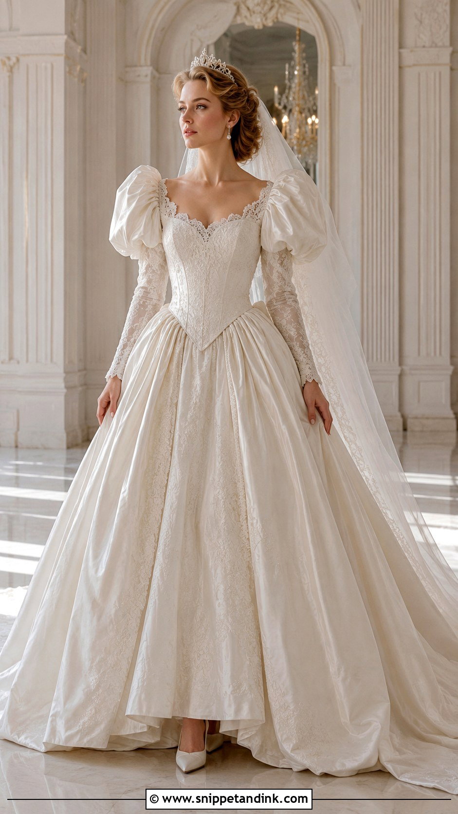 80s Princess Wedding Dress - Snippet and Ink - 30 80s Wedding Dress Ideas