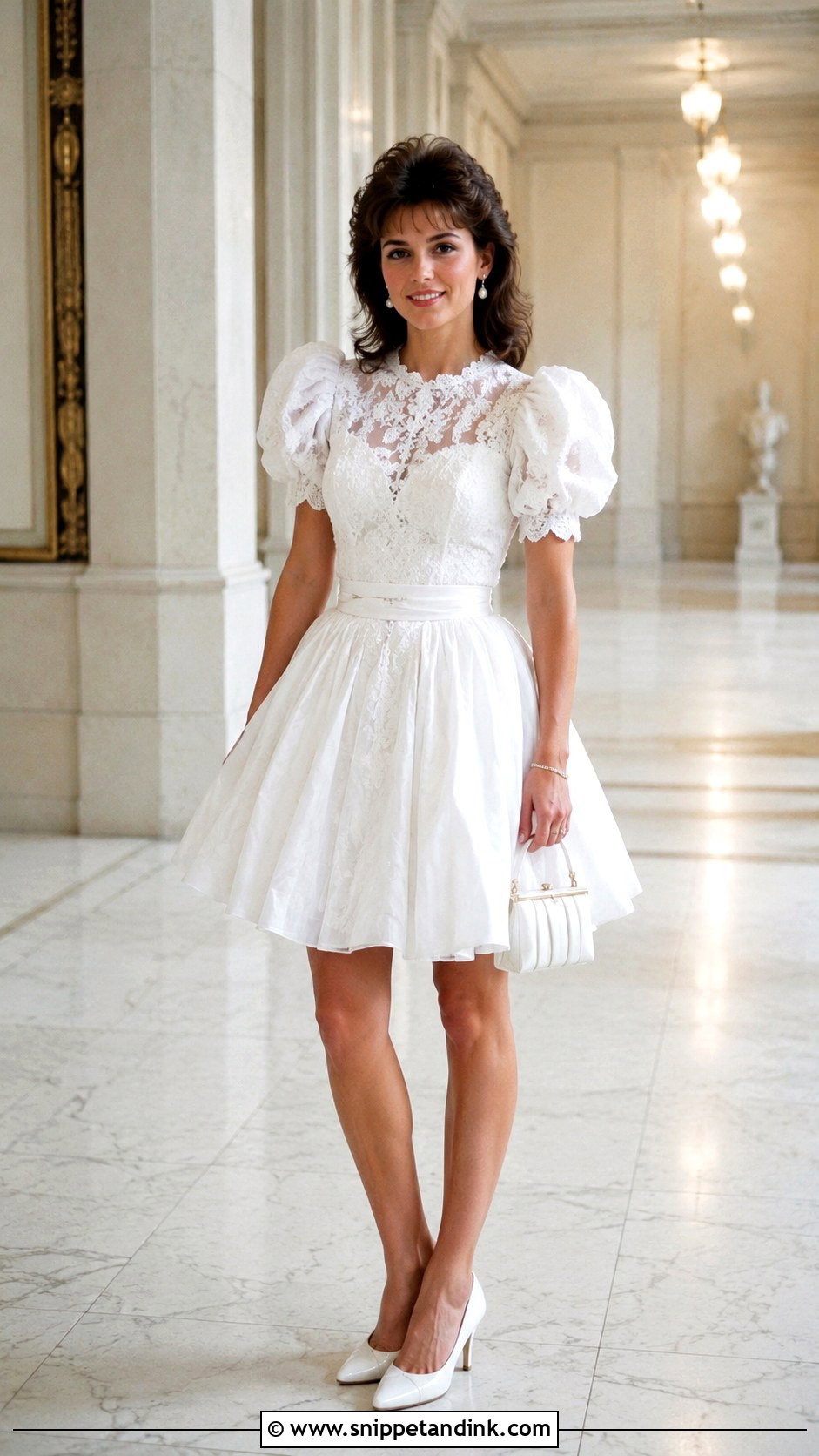 80s Short Wedding Dress - Snippet and Ink - 30 80s Wedding Dress Ideas