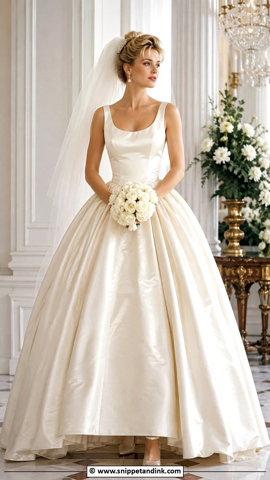 90s Ball Gown Wedding Dress - Snippet and Ink - 30 90s Wedding Dress Ideas