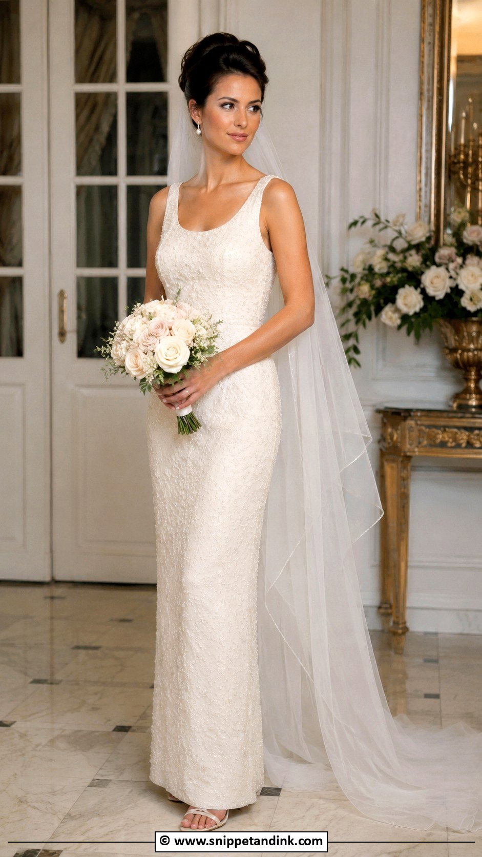 90s Beaded Wedding Dress - Snippet and Ink - 30 90s Wedding Dress Ideas