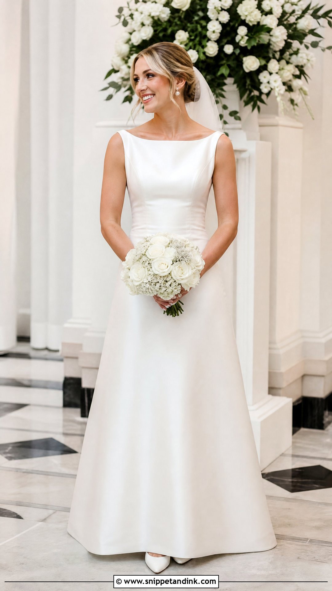 90s Boat Neck Wedding Dress - Snippet and Ink - 25 Vintage 90s Wedding Dress Ideas