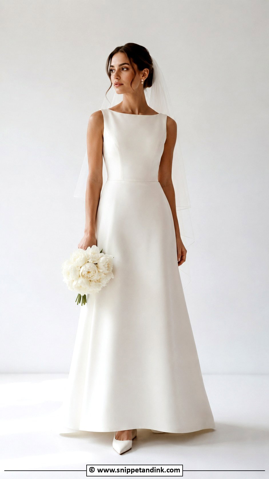 90s Bride Minimal A Line Dress - Snippet and Ink - 25 90s Bride Ideas