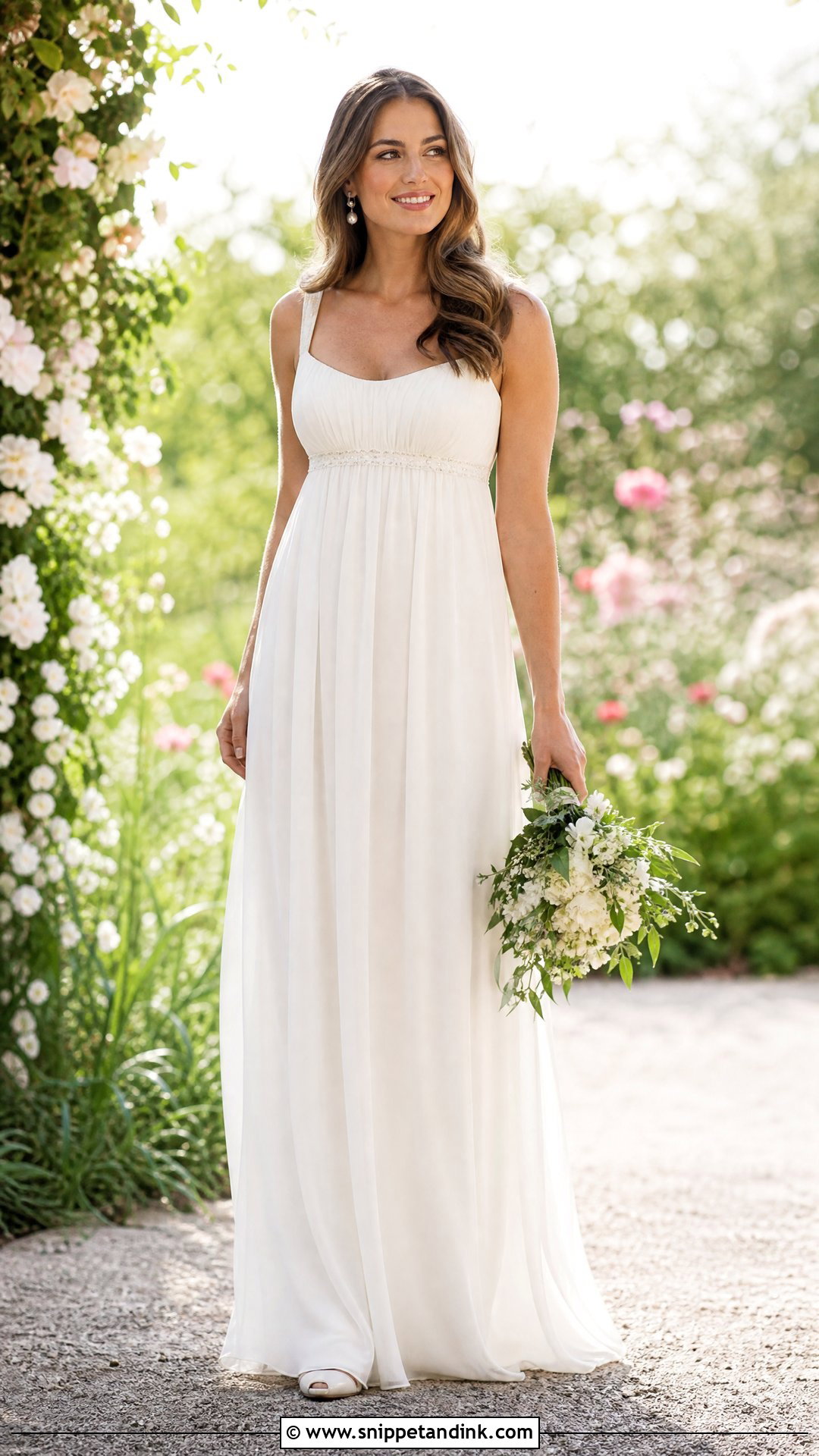 90s Empire Waist Wedding Dress - Snippet and Ink - 25 Vintage 90s Wedding Dress Ideas