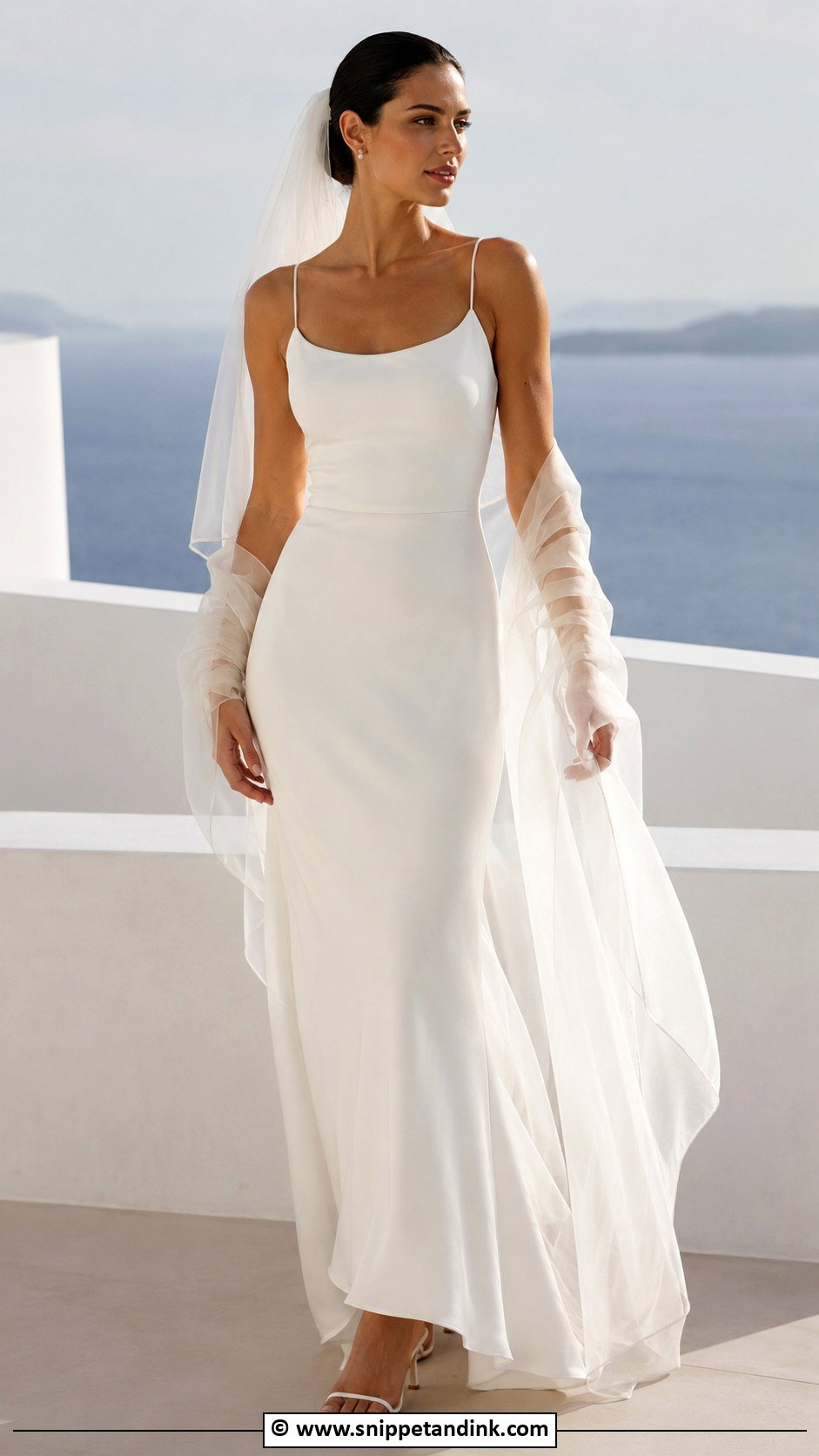 90s Spaghetti Strap Wedding Dress - Snippet and Ink - 30 90s Wedding Dress Ideas