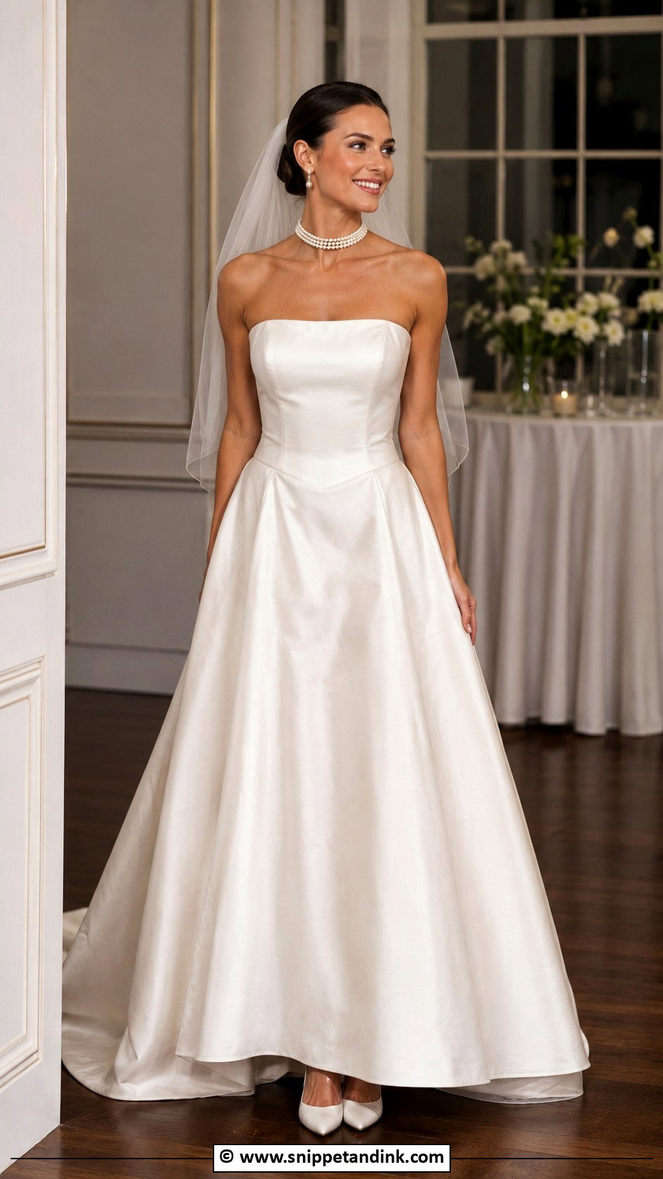 90s Strapless Wedding Dress - Snippet and Ink - 30 90s Wedding Dress Ideas