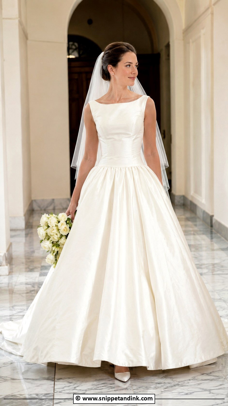 90s Taffeta Wedding Dress - Snippet and Ink - 30 90s Wedding Dress Ideas