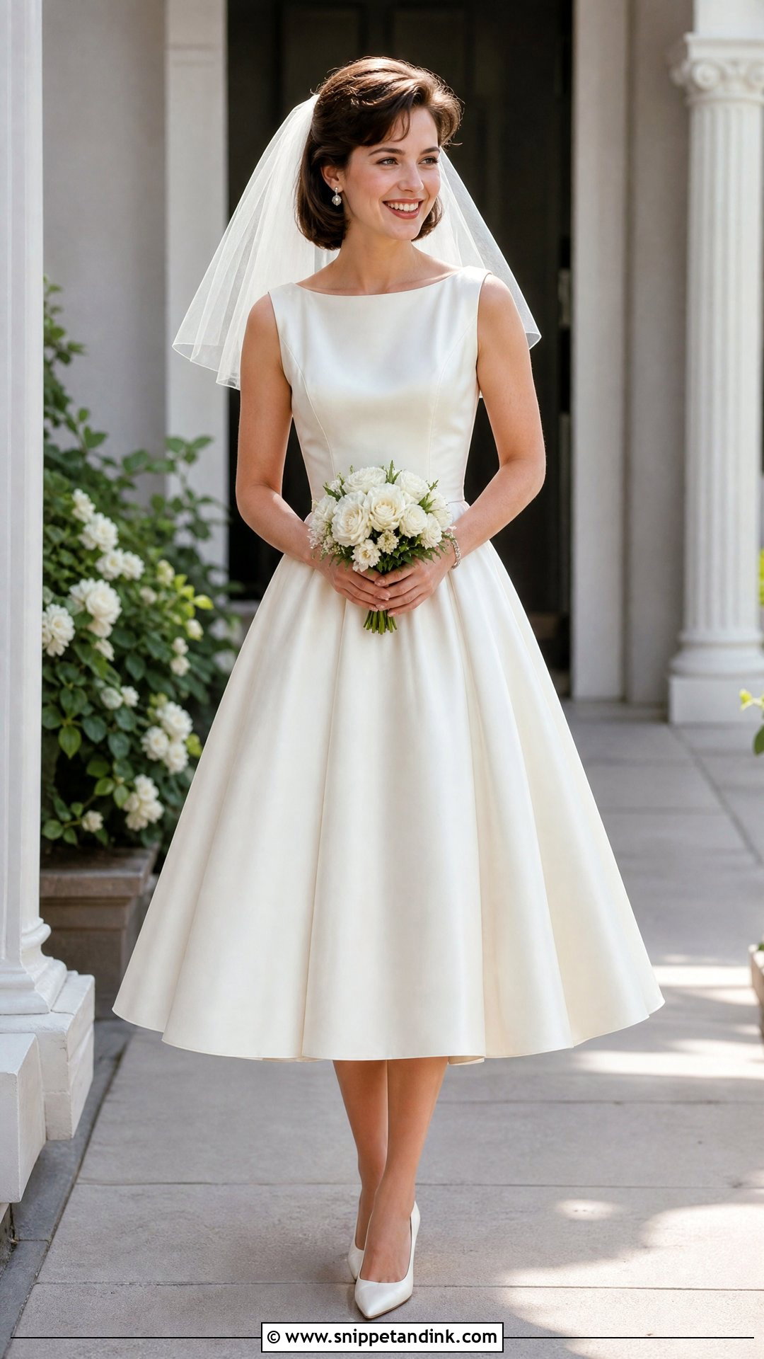 90s Tea Length Wedding Dress - Snippet and Ink - 25 Vintage 90s Wedding Dress Ideas