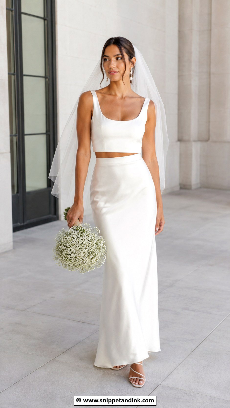90s Two Piece Wedding Dress - Snippet and Ink - 30 90s Wedding Dress Ideas