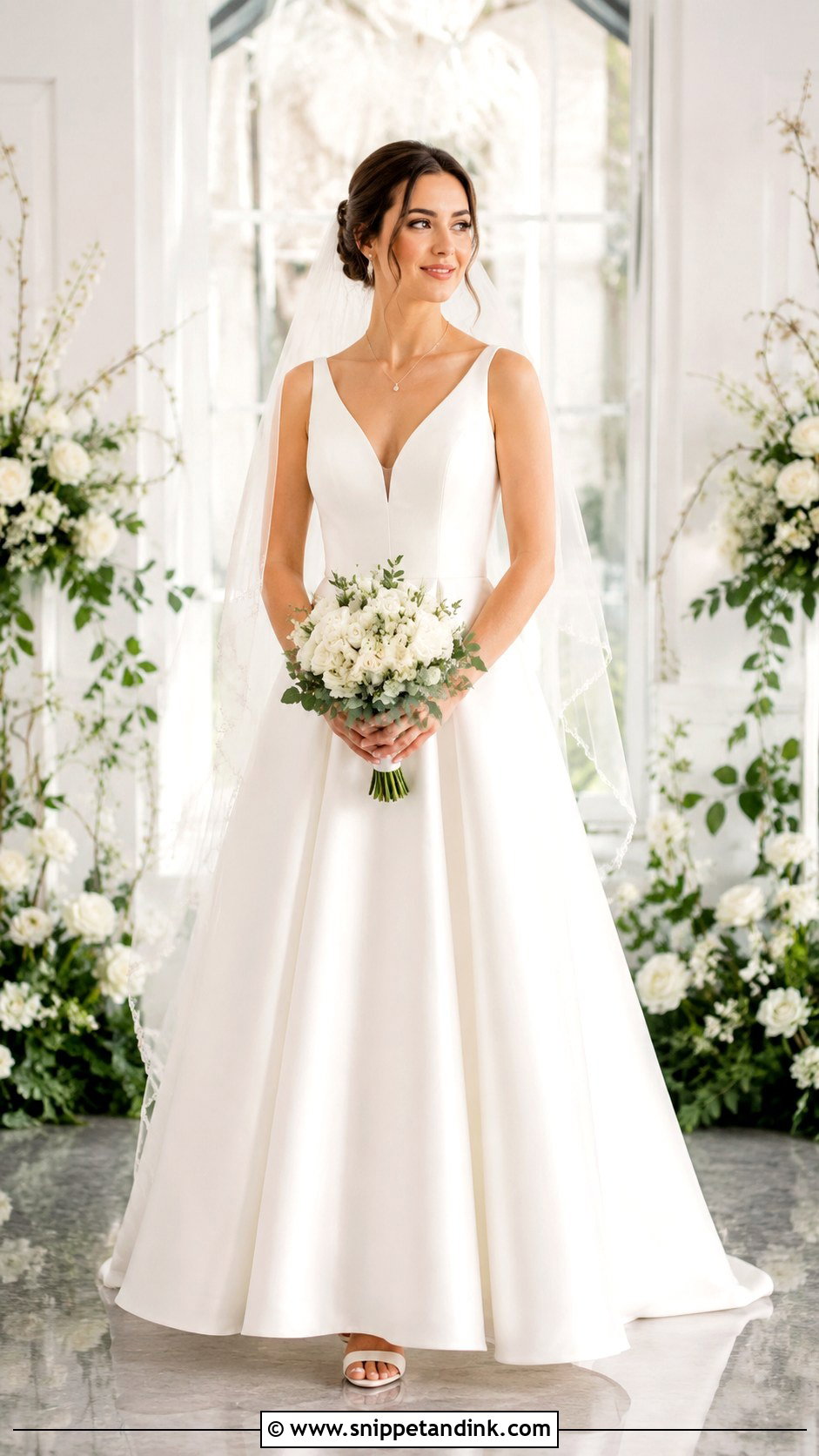 A Line Bridal Dress - Snippet and Ink - 25 Elegant Bridal Dress Ideas
