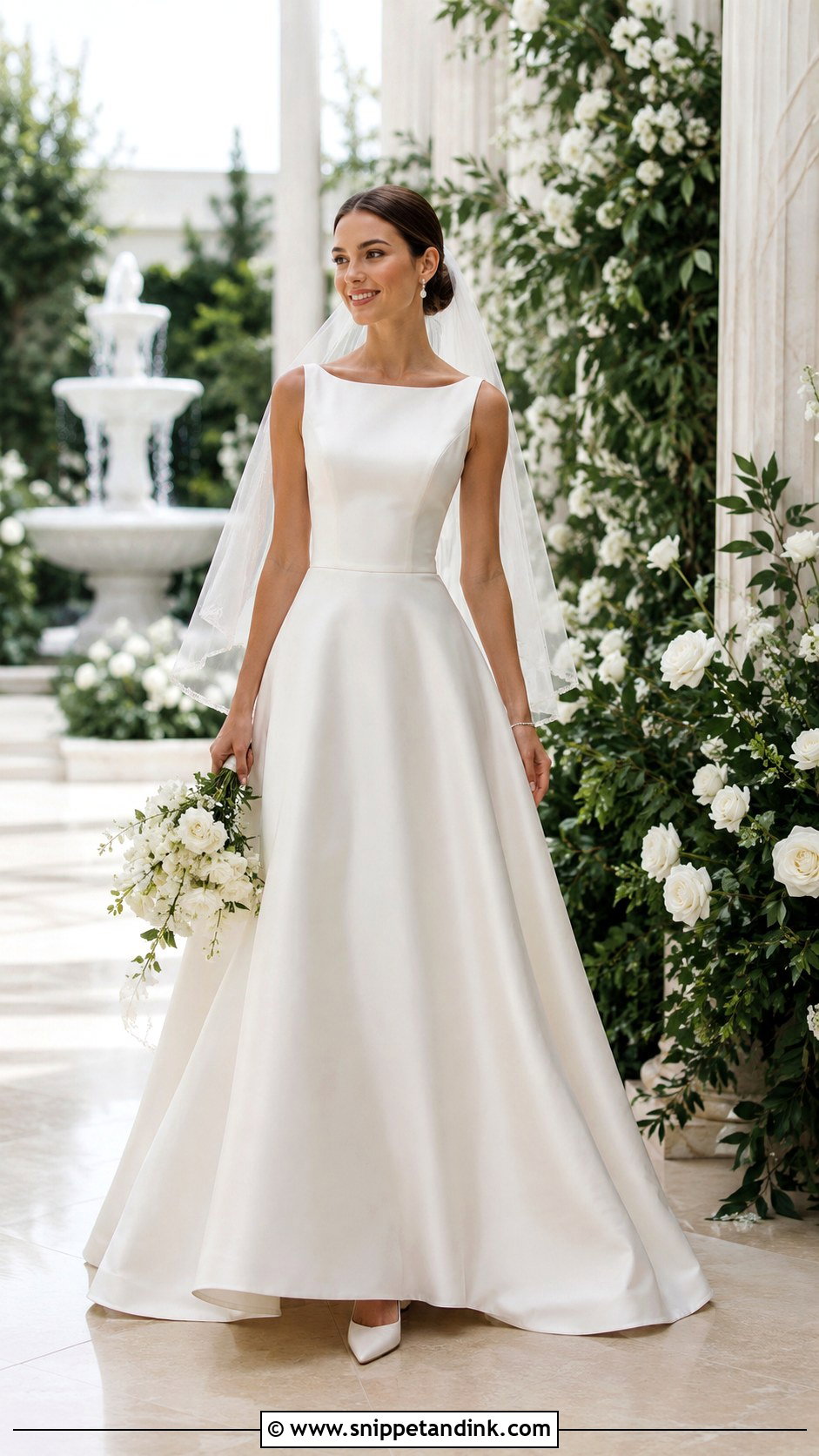 A Line Bridal Gown - Snippet and Ink - 20 Bridal Styles