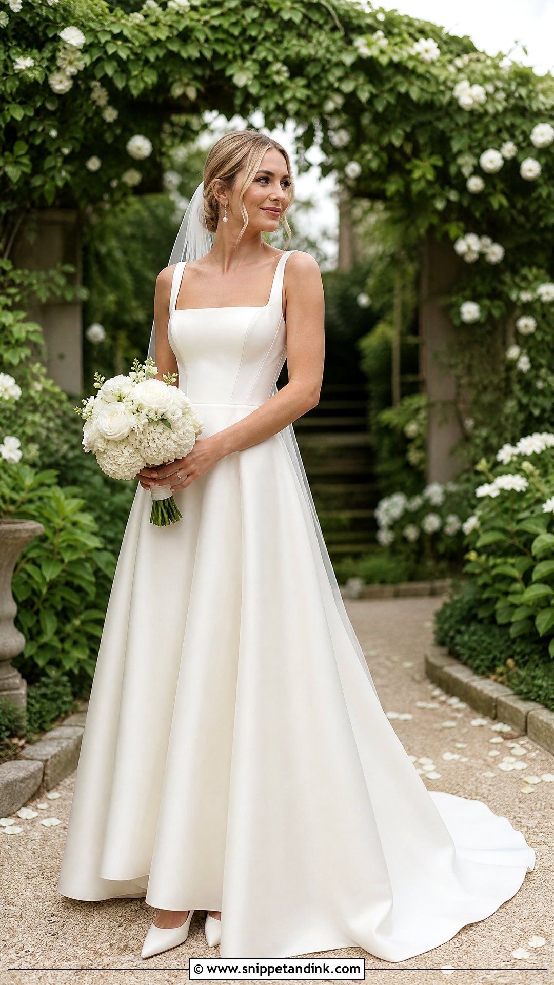 A Line Bridal Wedding Dress - Snippet and Ink - 25 Bridal Wedding Dresses
