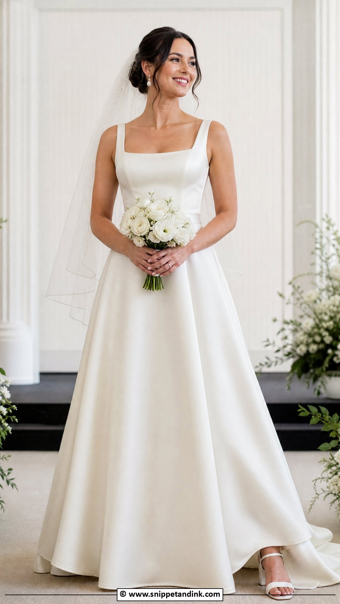 A Line Bride Dress - Snippet and Ink - 35 Bride Dress Ideas