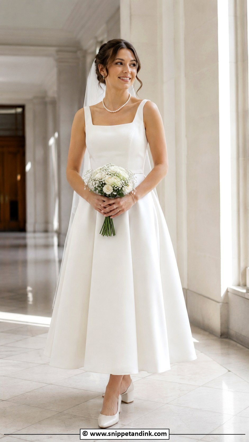 A Line Court Wedding Dress - Snippet and Ink - 30 Court Wedding Dress Ideas