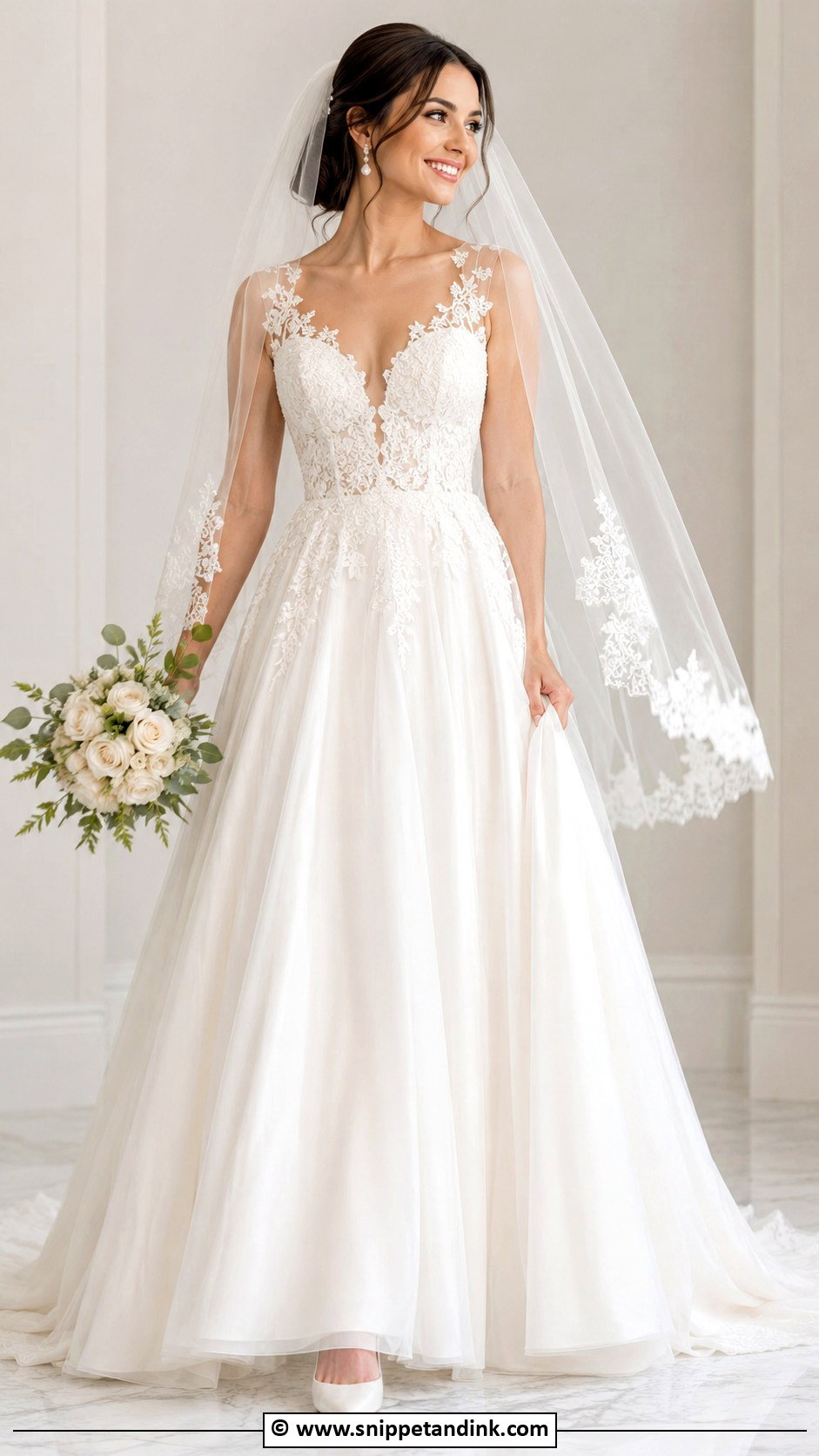 A Line Designer Wedding Dress - Snippet and Ink - 30 Designer Wedding Dresses