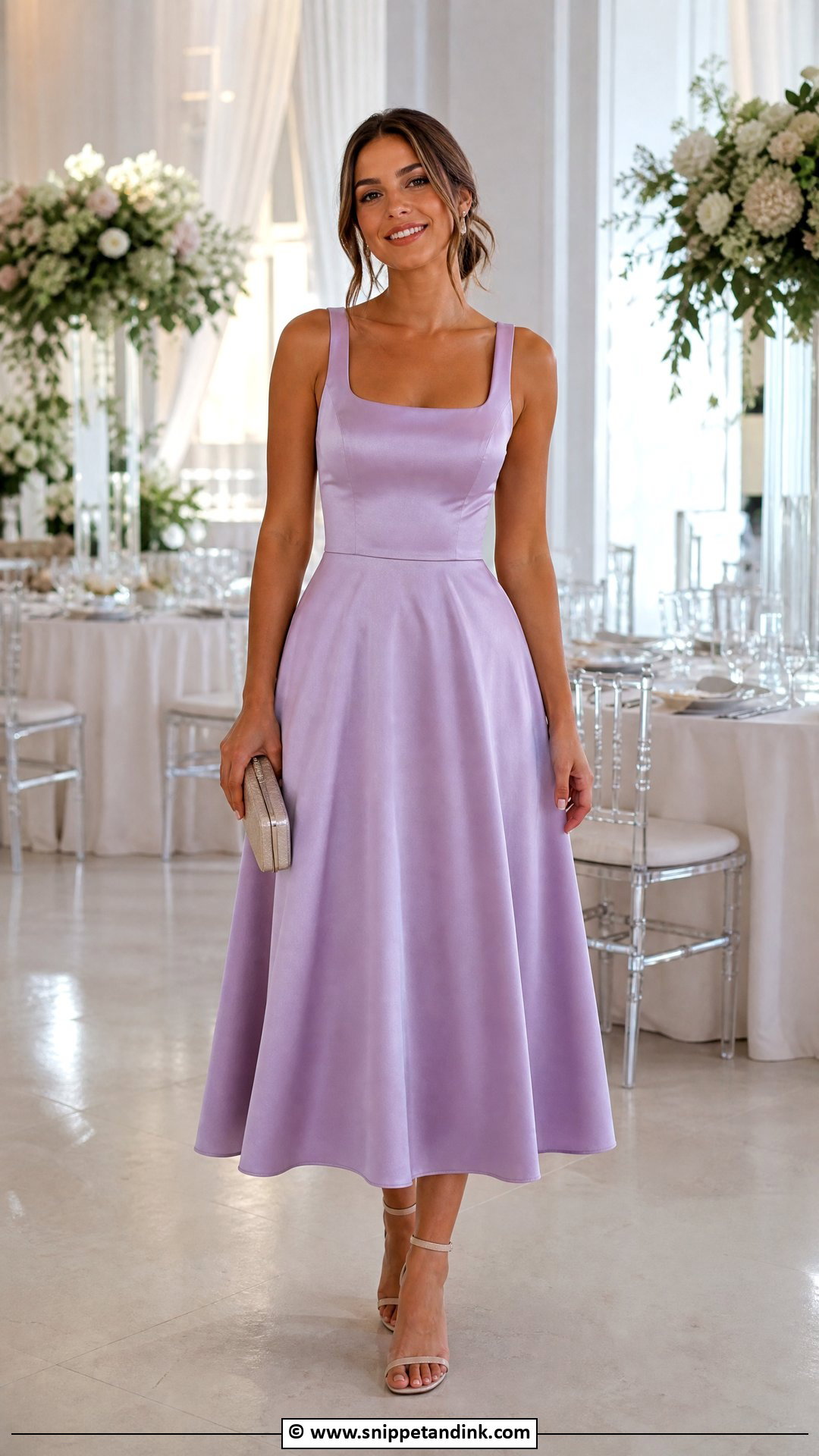 A Line Dress Wedding Party Outfit - Snippet and Ink - 30 Wedding Party Dress Ideas