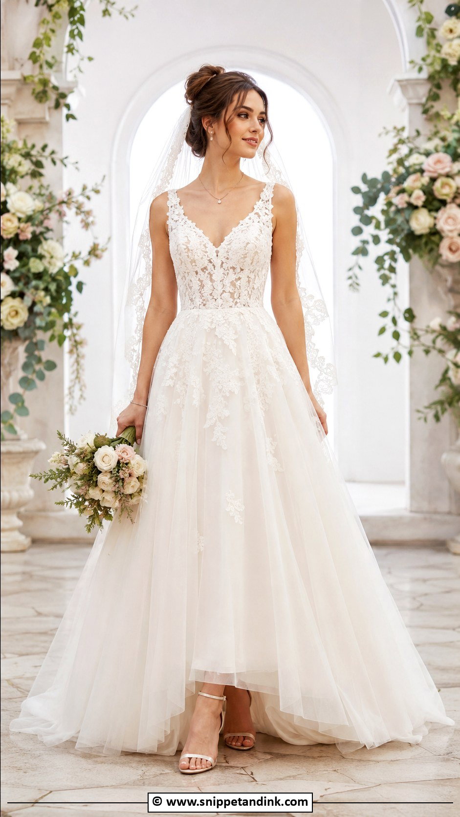 A Line Fairytale Wedding Dress - Snippet and Ink - 30 Fairytale Wedding Dress Ideas