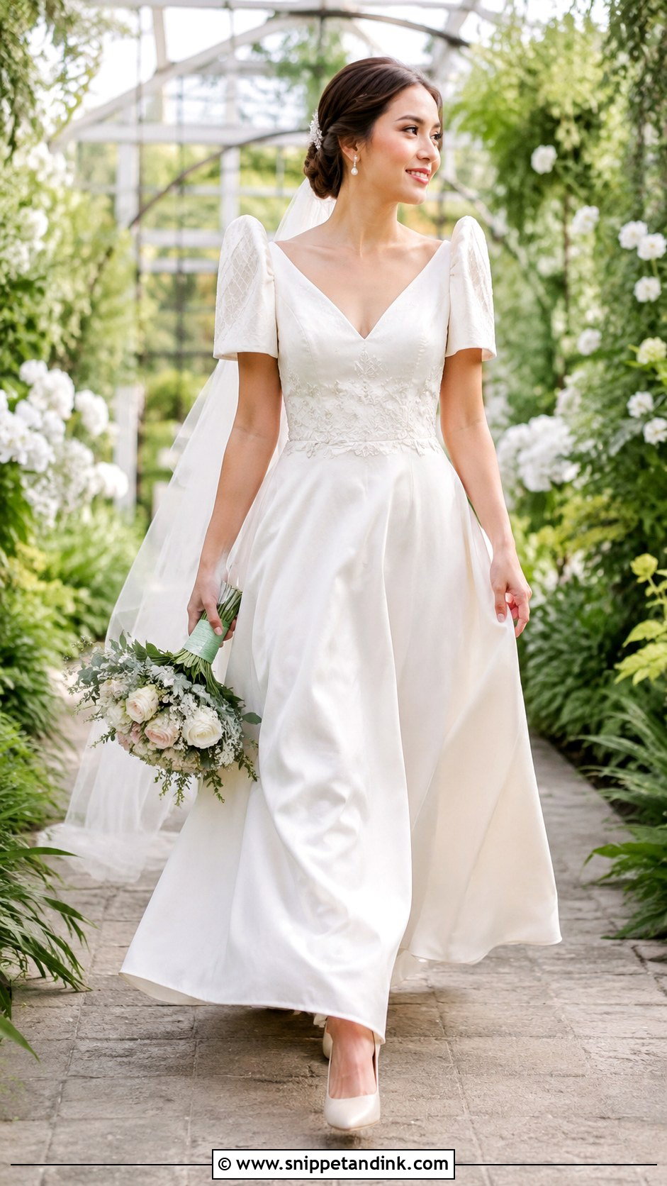 A Line Filipiniana Wedding Gown - Snippet and Ink - 20 Modern Filipiniana Wedding Gown Ideas