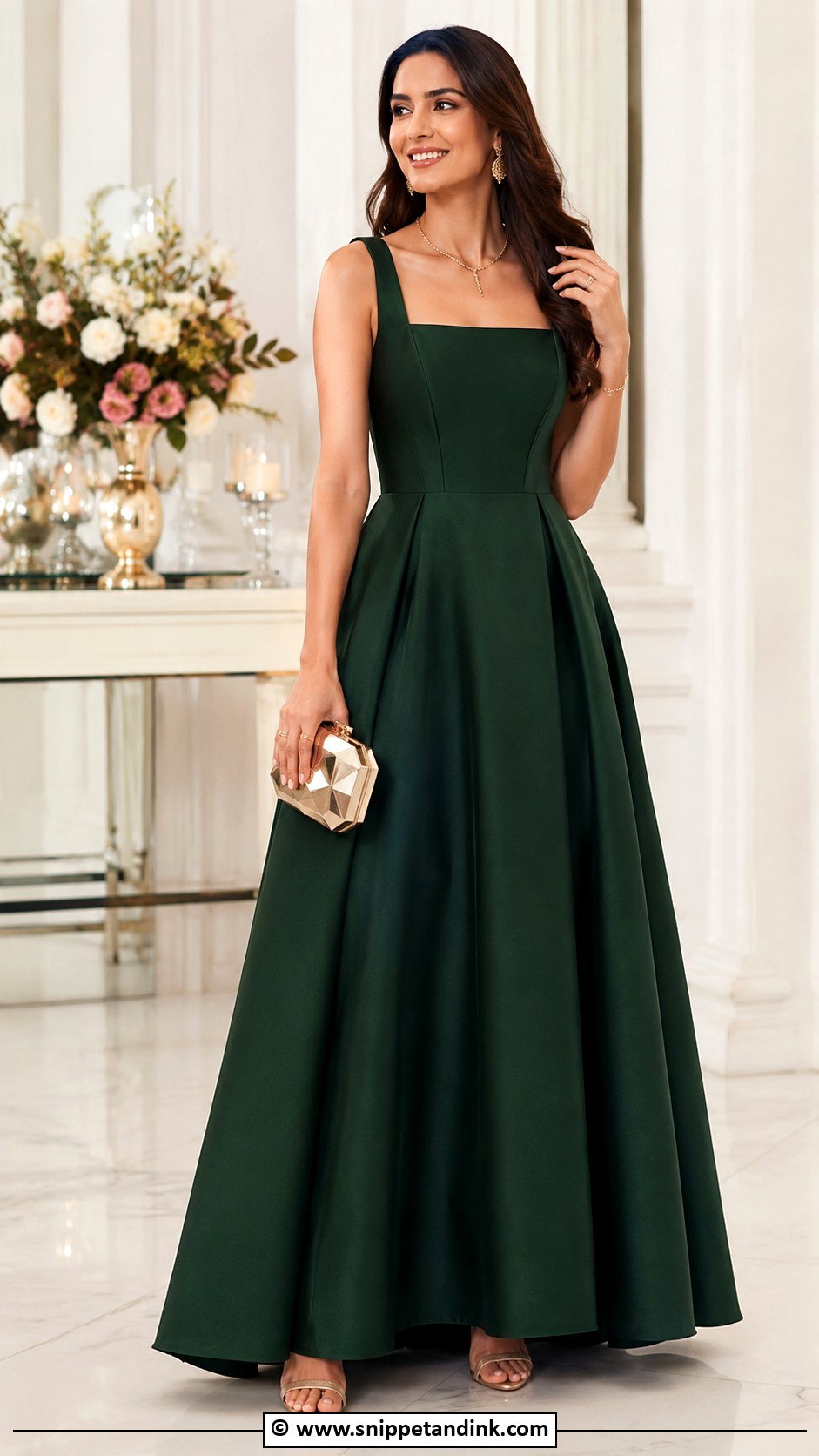 A Line Gown Design - Snippet and Ink - 35 Trending Gown Designs