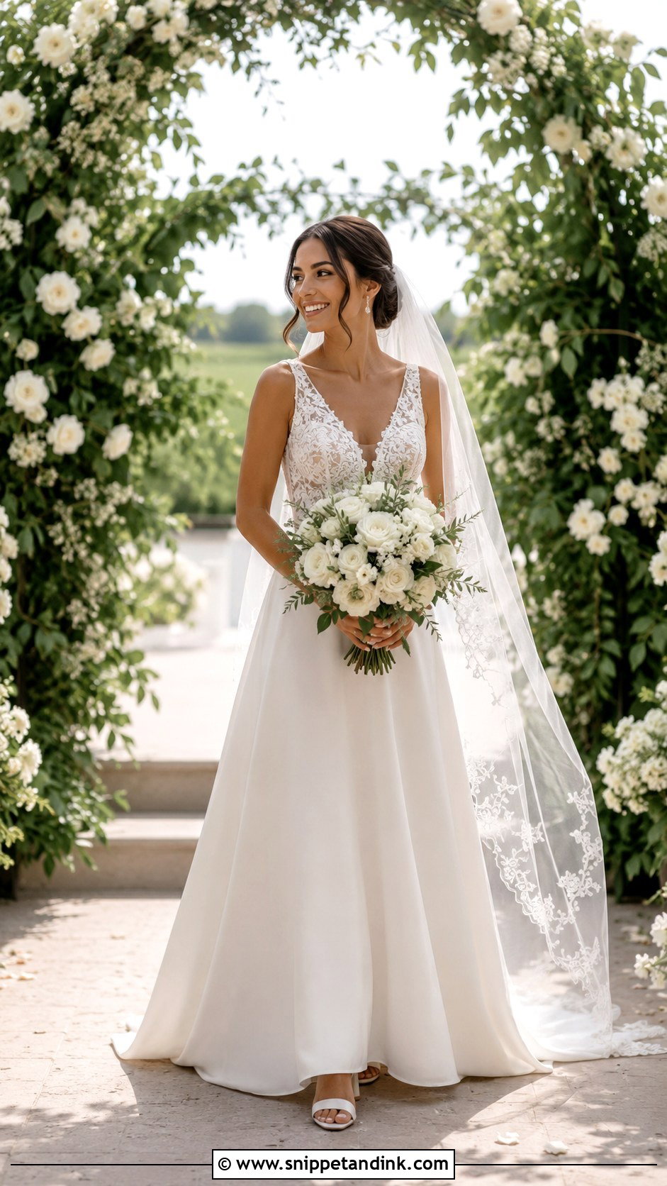 A Line Gown for Bride - Snippet and Ink - 25 Gown for Bride Ideas