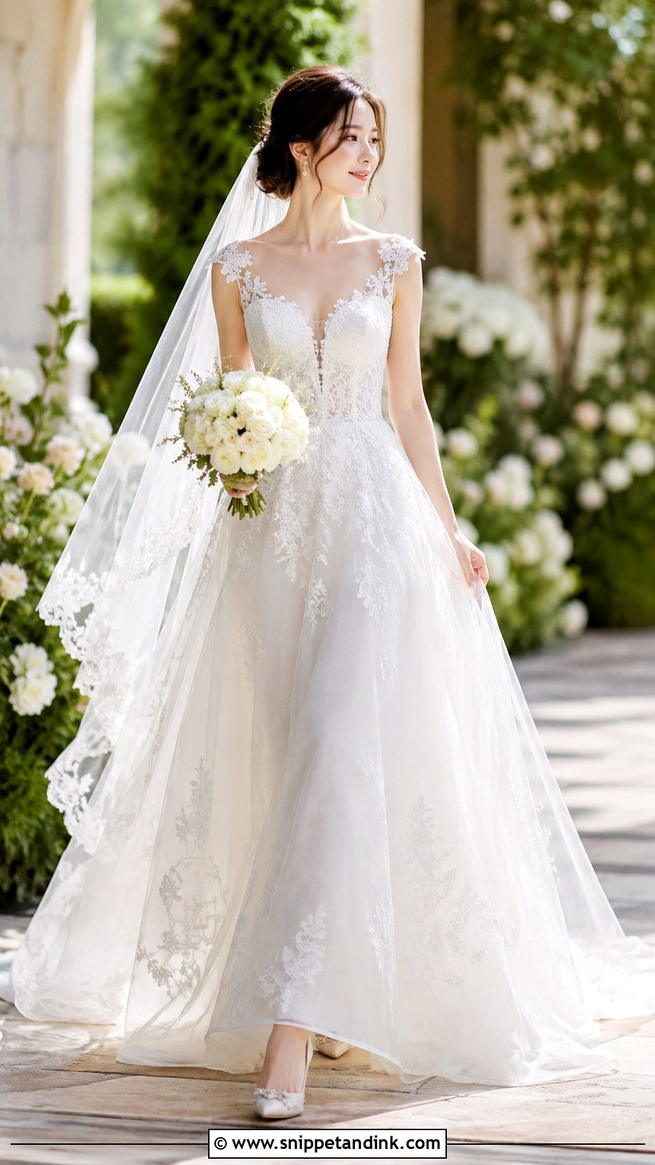A Line Manhwa Wedding Dress - Snippet and Ink - 20 Manhwa Wedding Dress Ideas